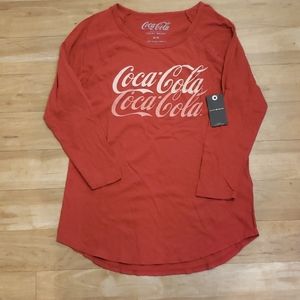 Lucky Brand Coca Cola 3 quarter length Tshirt